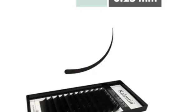 Kalentin Extensiones De Pestañas Clásicas D Curl 025 13mm